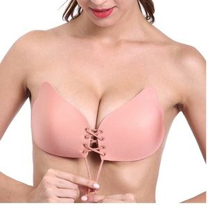 Push Up Strapless self adhesive bra Cup A